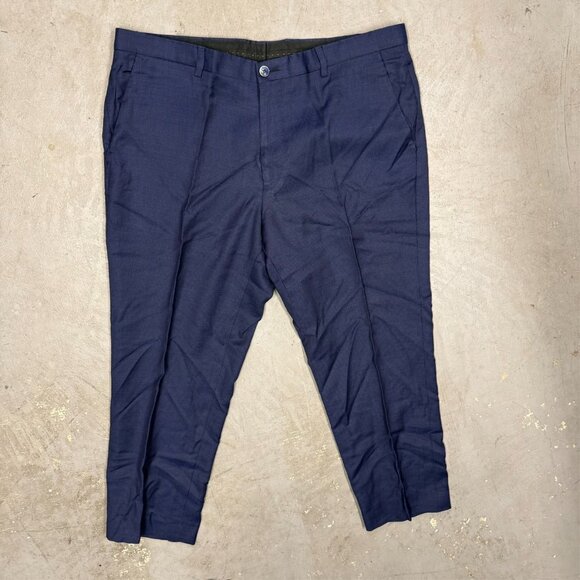 Hugo Boss Suit 2pc Nailhead 100s Wool Blue "C-Jays1" 42 S 34x23 - Picture 13 of 16